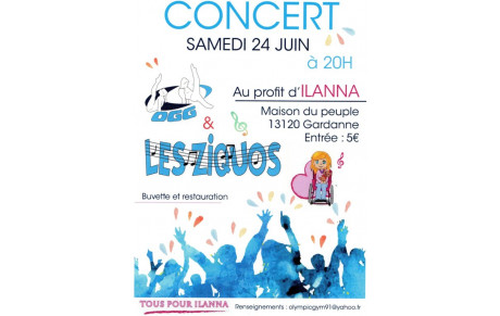 Soirée concert pour Ilana