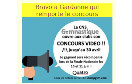 L'OGG a remporté le concours vidéo Ufolep ! 